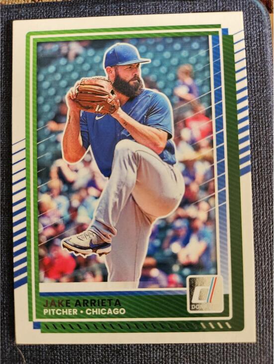 Panini Other - Jake Arrieta - 2025 Panini Donruss baseball - #11 - Cubs - RAW Mint
